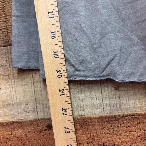 American Eagle Soft & Sexy Gray Graphic Tee You And Me Text Scoop Neck Size S - Picture 3 of 6